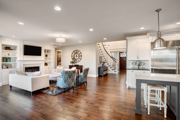 Furnished living Room in Luxury Home